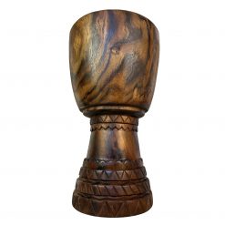 Fût de djembé en bois de cassia noir du mali