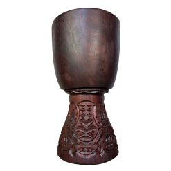 Fût de djembé en bois de diala / acajou 35 cm