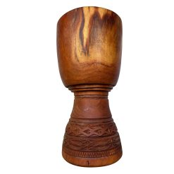 Fût de djembé en bois de linké 34 cm