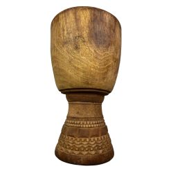 Fût de djembé en bois d'iroko 37 cm