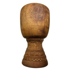 Fût de djembé en bois d'iroko 38 cm