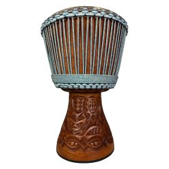 Djembé "Luna" XXL 39 cm en bois de Linké du Mali